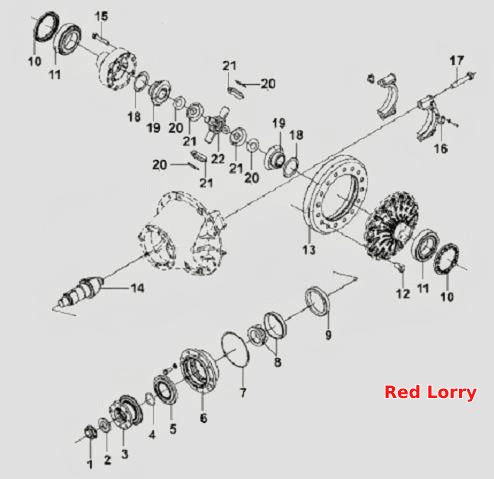 Rear Axle Main Retarder Assembly