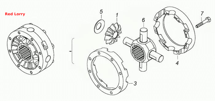 6520-2506010 Межосевой дифференциал среднего моста