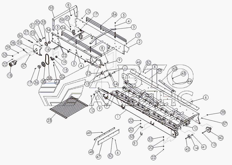 ELEVATOR AND BOOM ASSEMBLY
