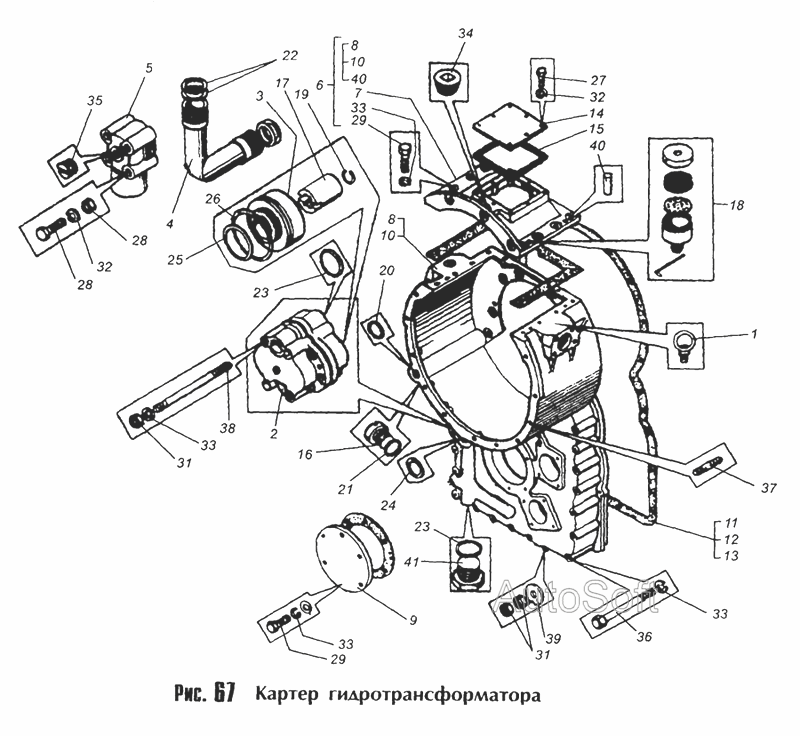 Картер гидротрансформатора