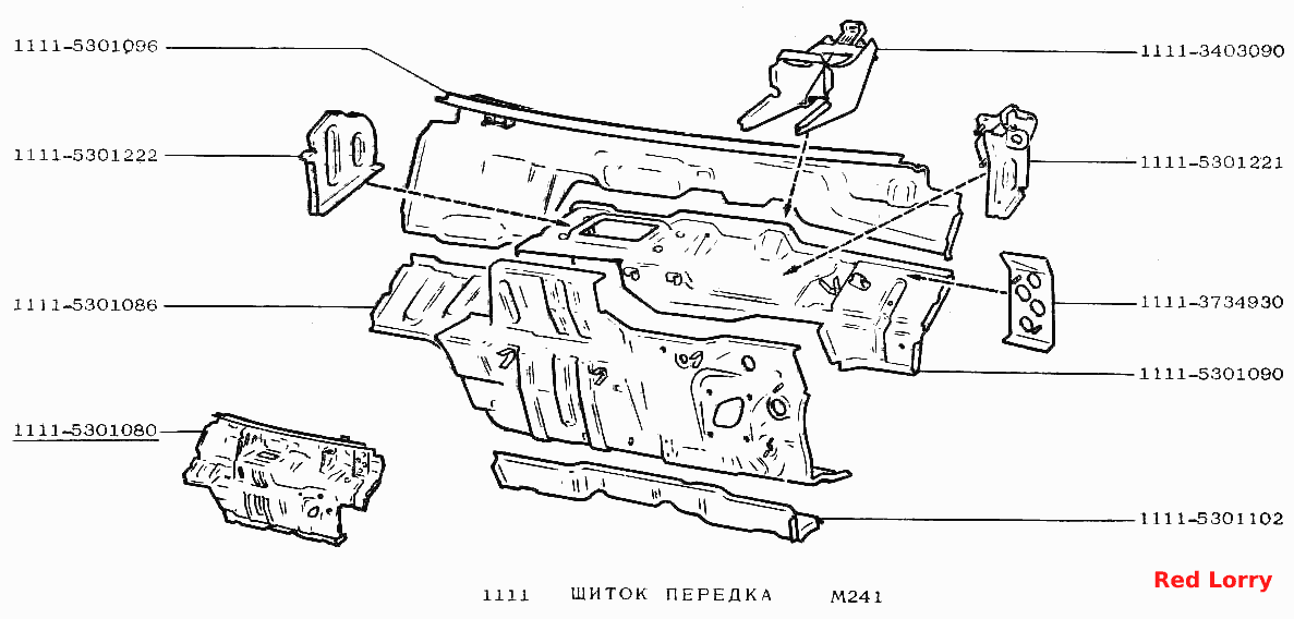 Щиток передка
