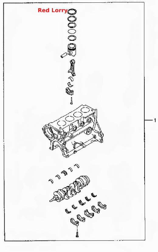 Блок цилиндров в сборе  (1.5 DOHC)
