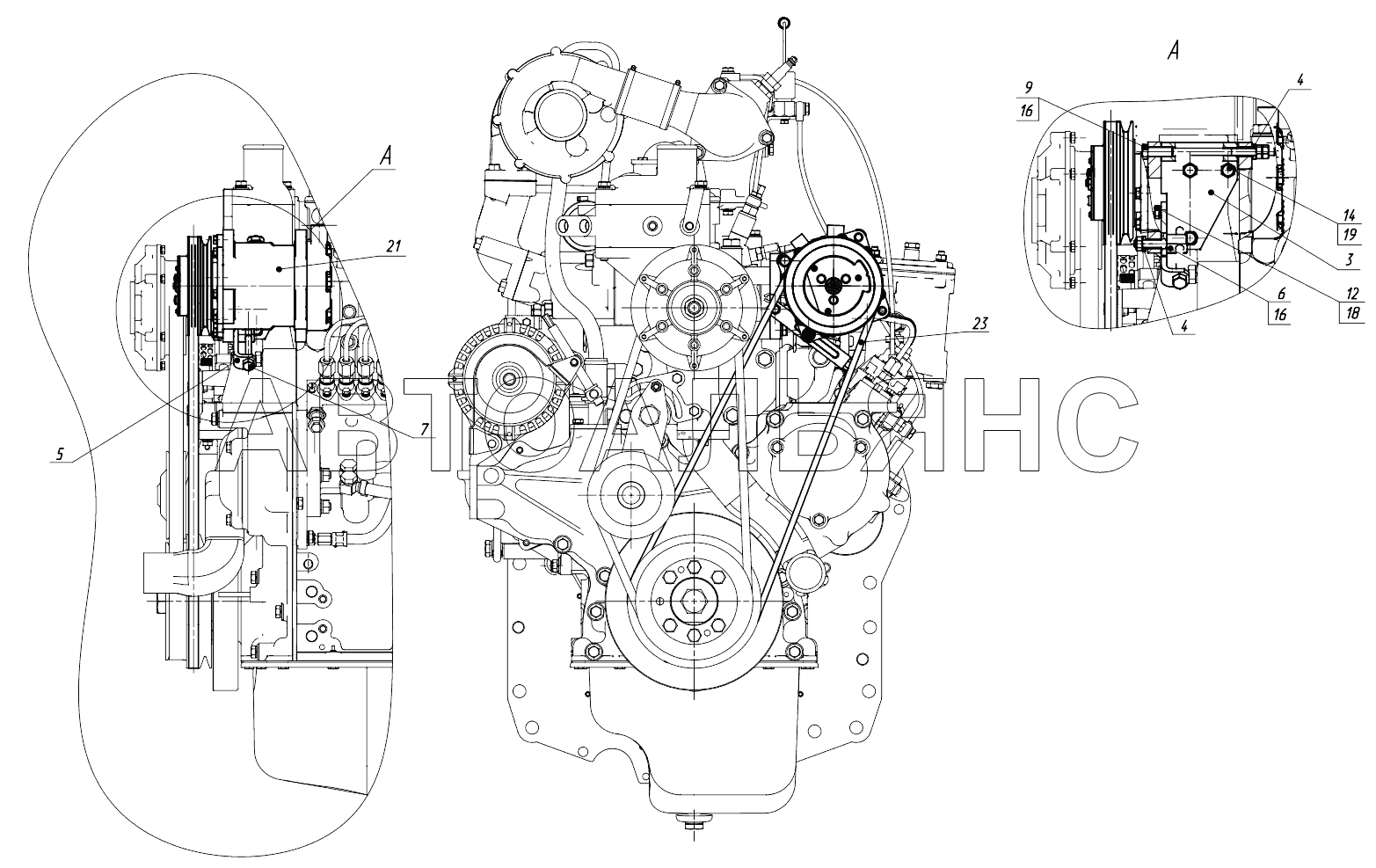Установка компрессора 2661.81.01.000;Compressor installation 2661.81.01.000