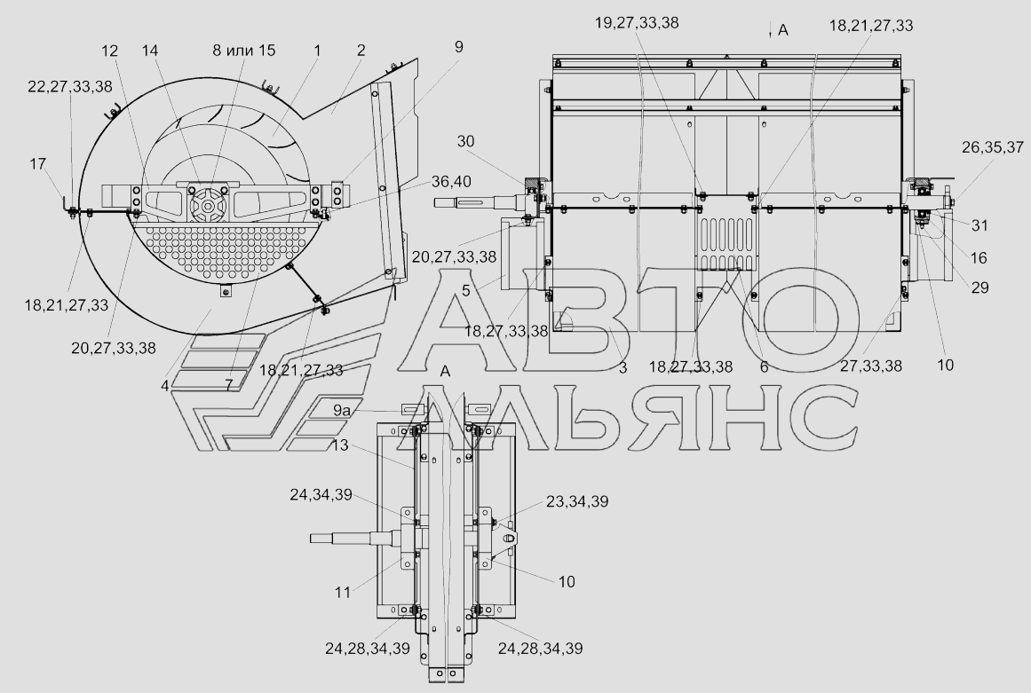 Вентилятор КЗК-10-0217000