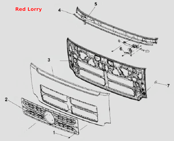 Front Wall Face Shield Subassembly