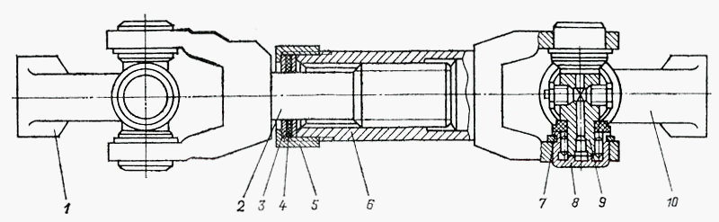 Карданный вал 6442-3401300