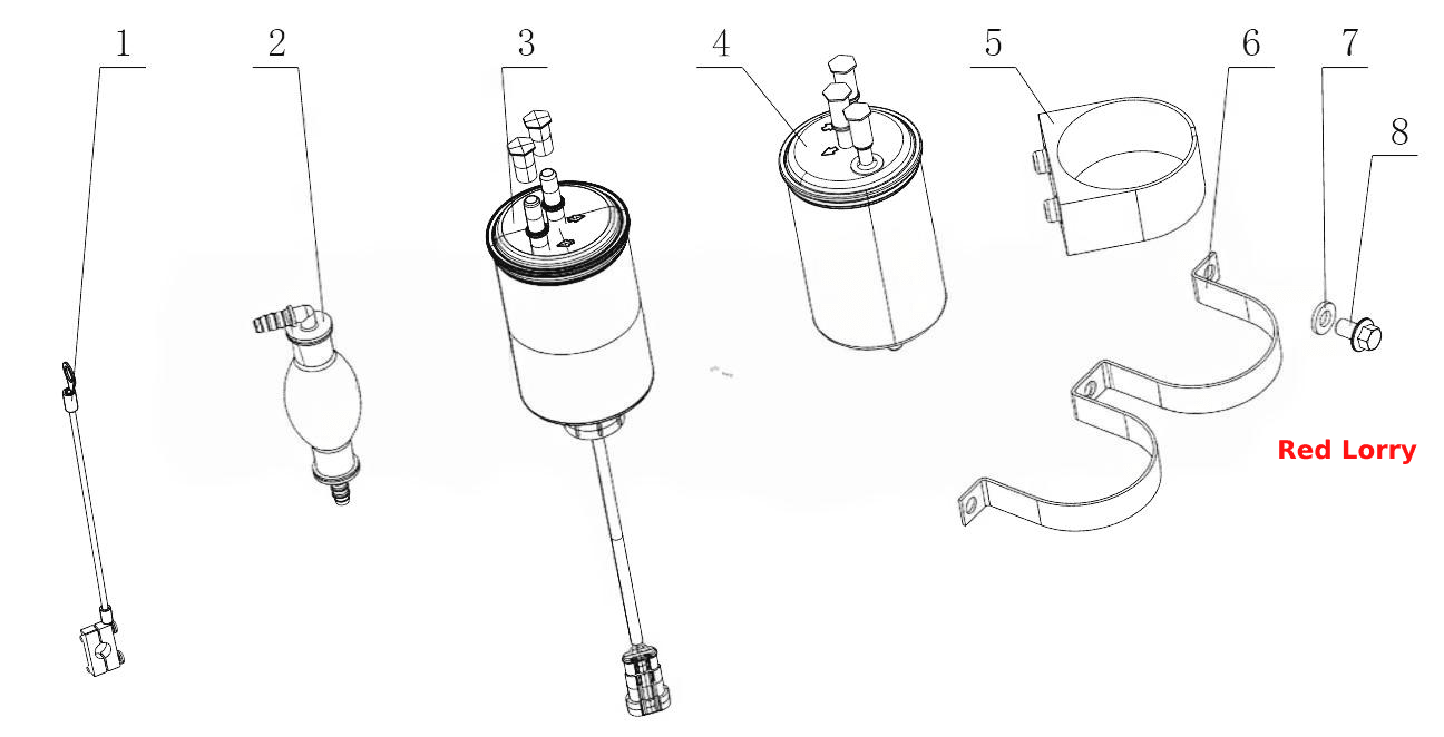 F50J1-1105000/09 Fuel Filter Assembly