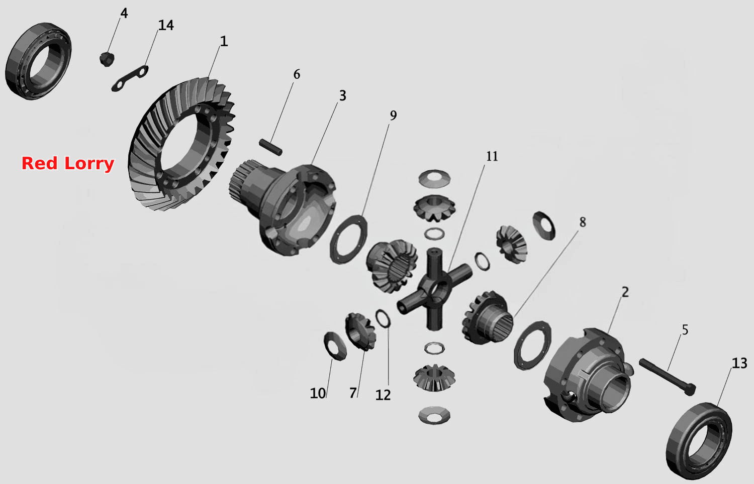 Редуктор. Дифференциал P5336-2403010-610