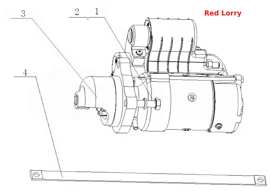 J55G1- - R Стартер в сборе