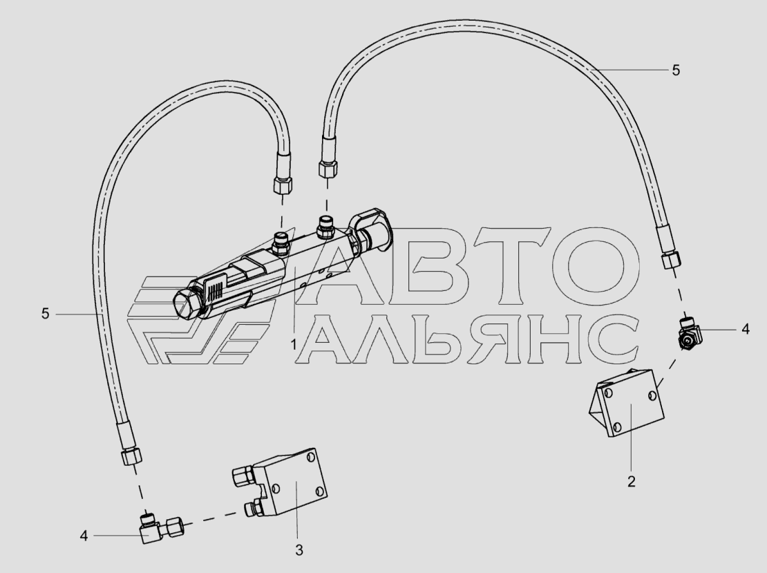 Гидросистема регулировки зазора КВС-1-0603000