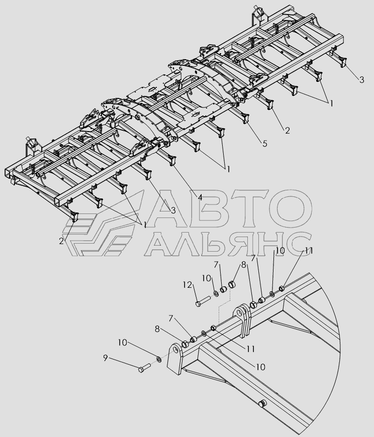 TOOLBAR ASSEMBLY - 30'
