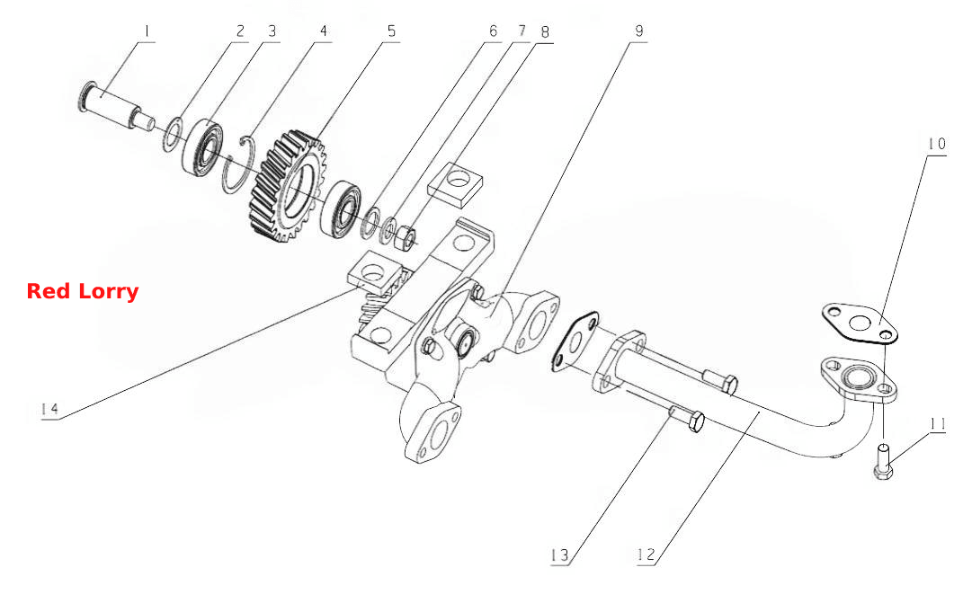B3000-1011000/06 Oil Pump Subassembly
