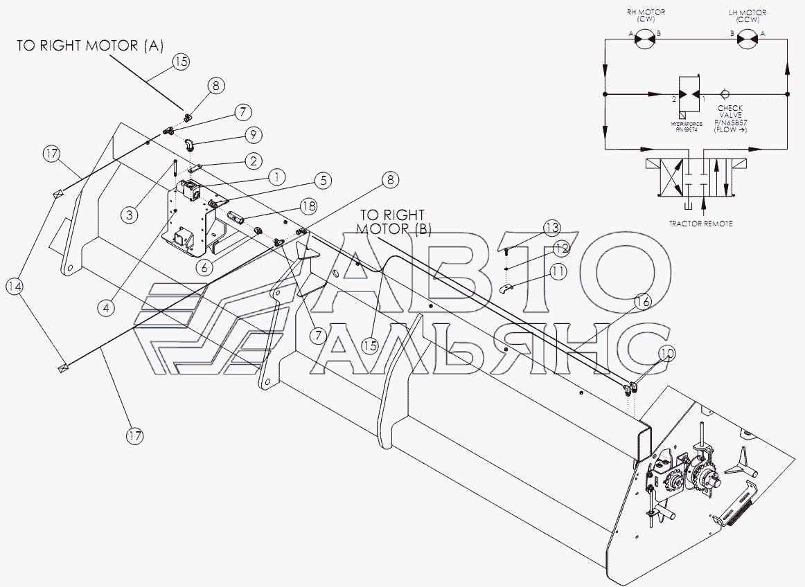 HYDRAULIC PADDLE DRIVE HYDRAULICS