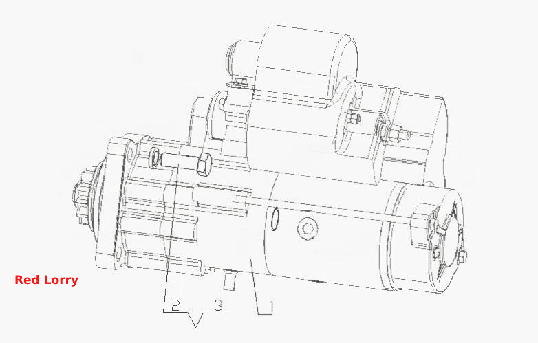 L300H- Стартер в сборе