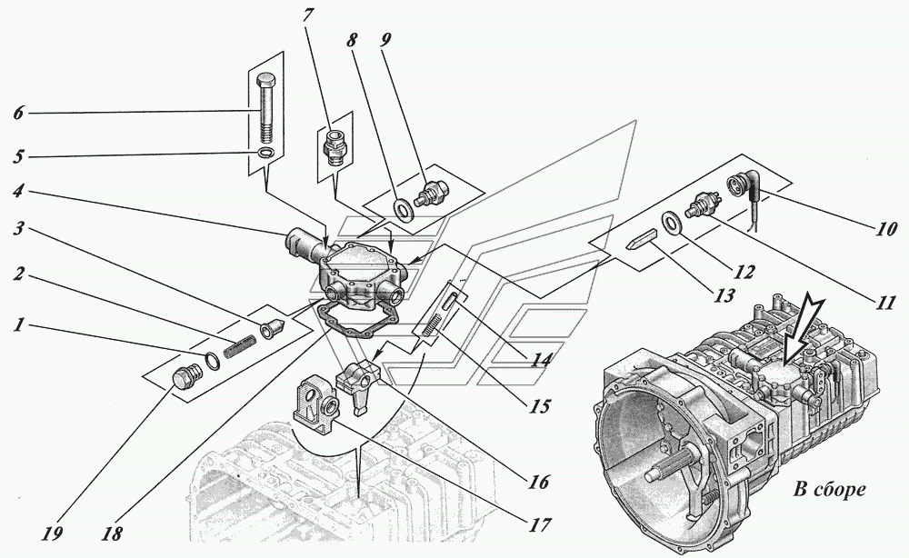 Коробка передач ZF6S700ВО 1351001017