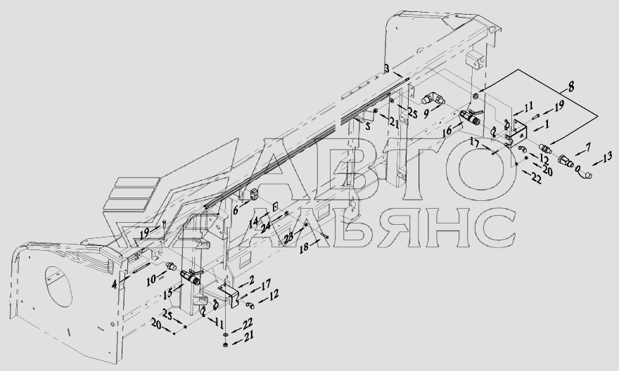 HEADER HYDRAULICS (JOHN DEERE 50 SERIES)