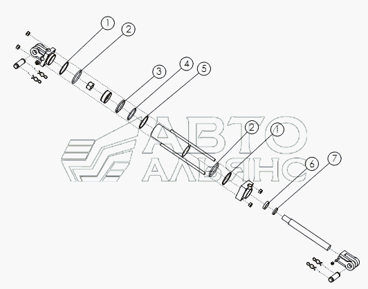 HYDRAULIC CYLINDER: 3X8 №58890