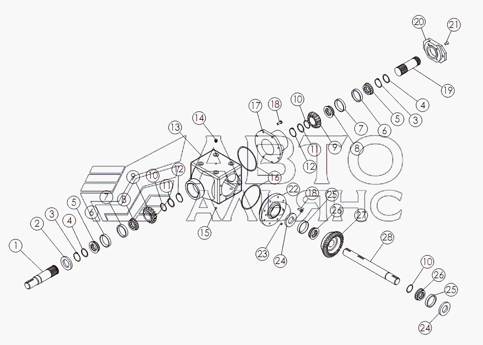 GEARBOX (1.81:1) №62396 (PRIMARY: ONBOARD OPTION)