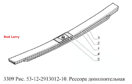 Рессора дополнительная