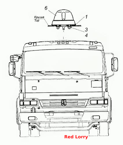 53205-3738001 Установка фонарей автопоезда