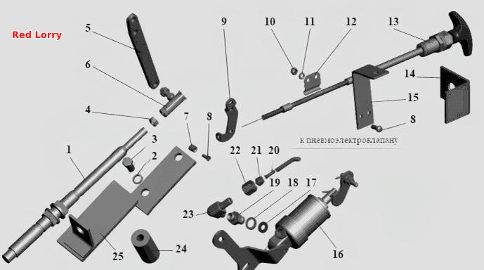 Привод управления двигателем 104-1108002-60