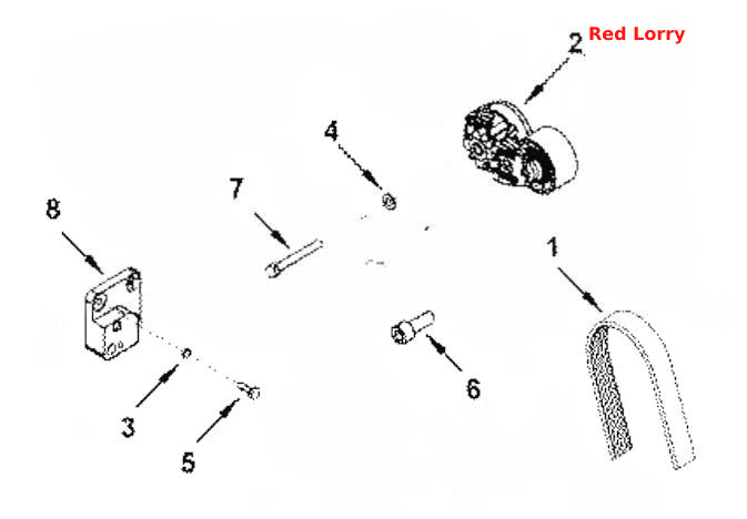 EH9774-03ZZ Drive, alternator