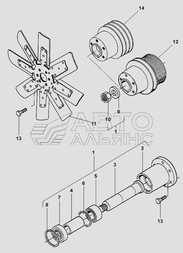 DRIVE SHAFT-FAN ENGINE