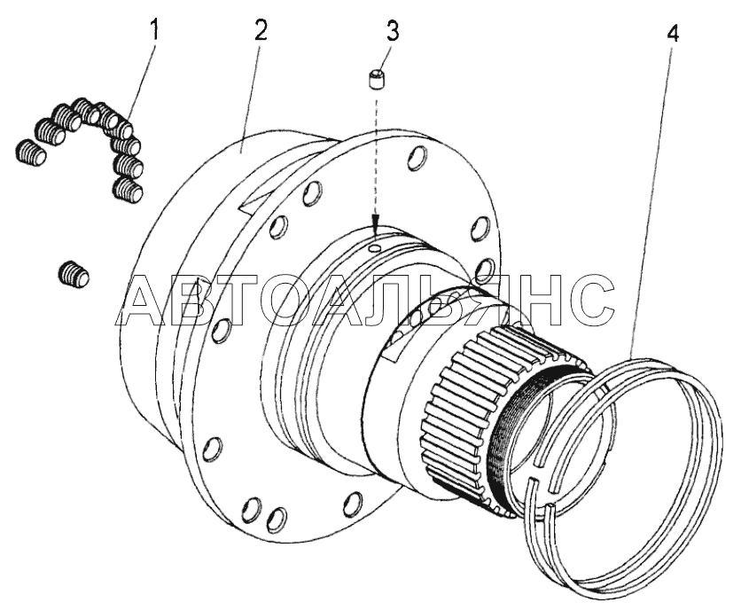 Ступица гидротрансформатора в сборе;Torque convertor hub, assy