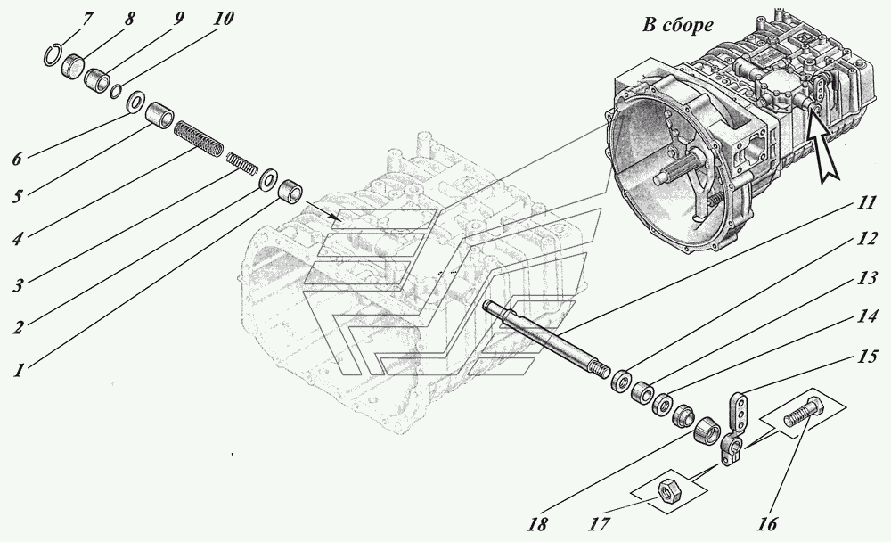 Коробка передач ZF6S700ВО 1351001017