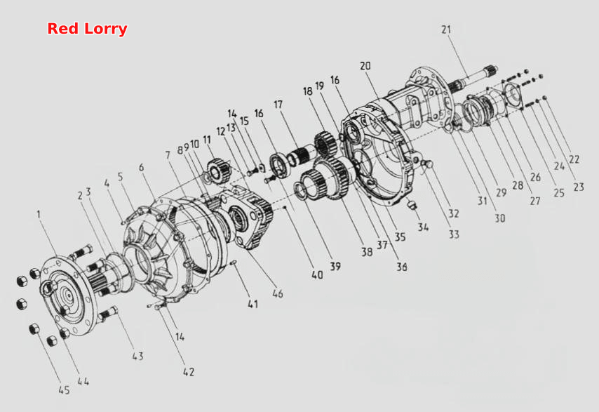 Конечная передача (для тракторов «БЕЛАРУС-310Р/320Р»)