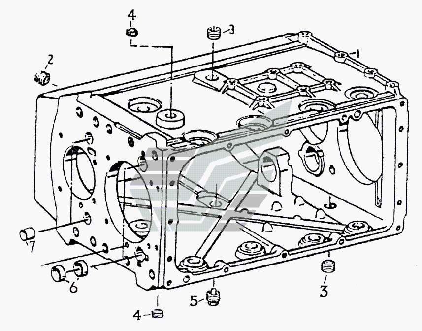 Корпус коробки передач S6—120