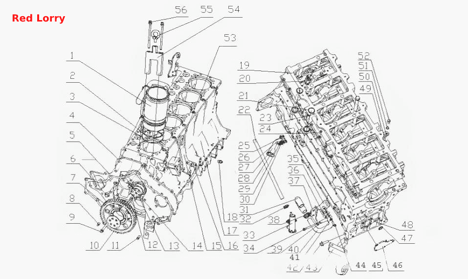 M3015- Блок цилиндров в сборе