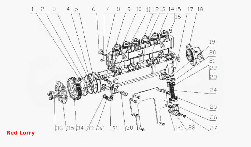 L3100-1111000 Топливный насос высокого давления в сборе