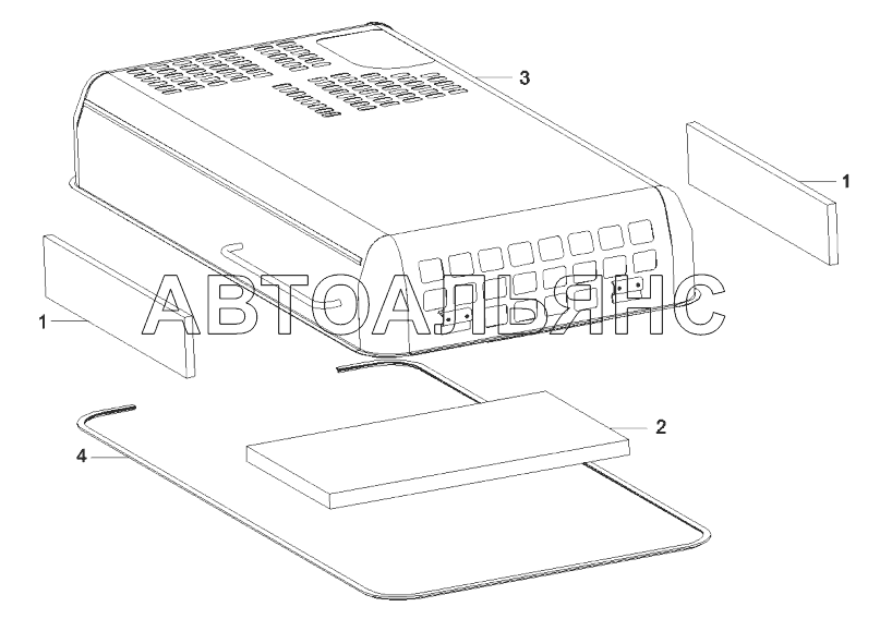 A810502012205 Капот двигателя GP