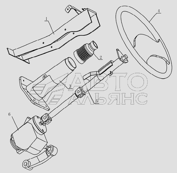 3400DF4JC Steering system