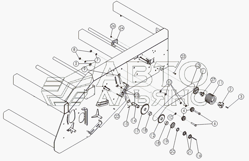 MAIN DRIVE - SIDE COMPONENTS