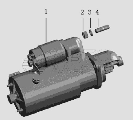 QC490Q(DI)-30000 Motor assembly