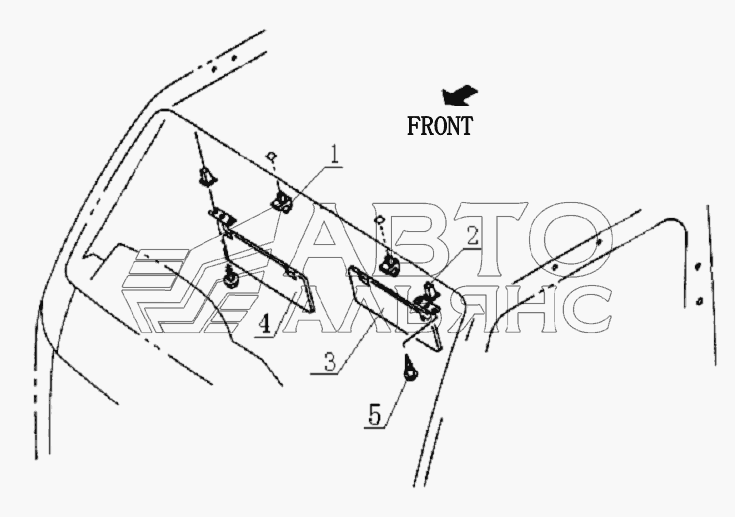 8204D0 Sunshade plate