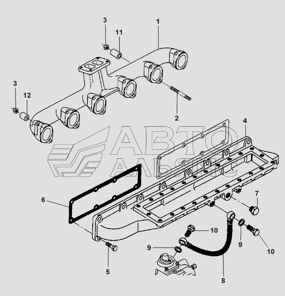 TURBOCHARGER-INLET AND EXHAUST MANIFOLD