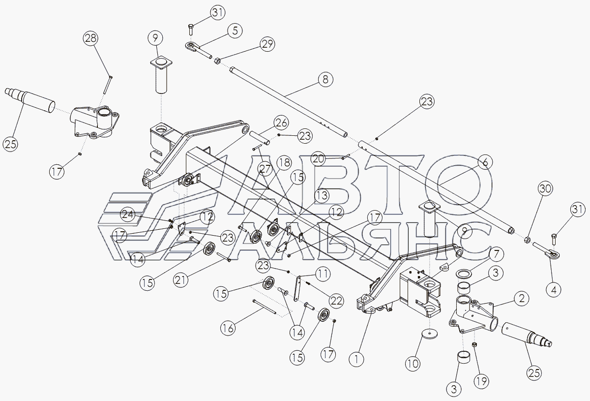 STEERABLE STRUT ASSEMBLY