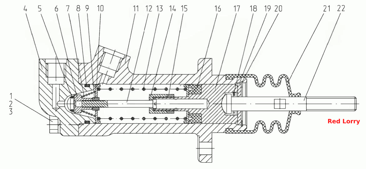 Цилиндр главный 2022-1602810