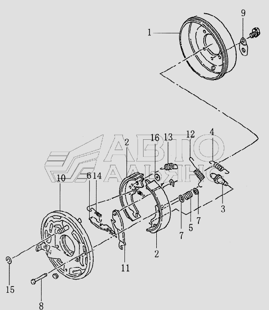 3507Q5 Parking brake