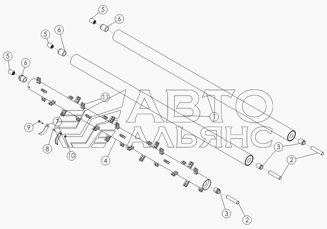 FLAIL TUBE ASSEMBLY