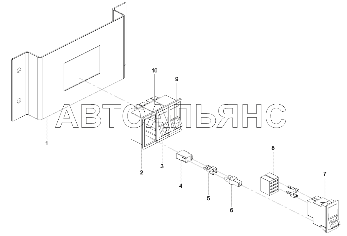 A810201052590 Appliance, electric, cab