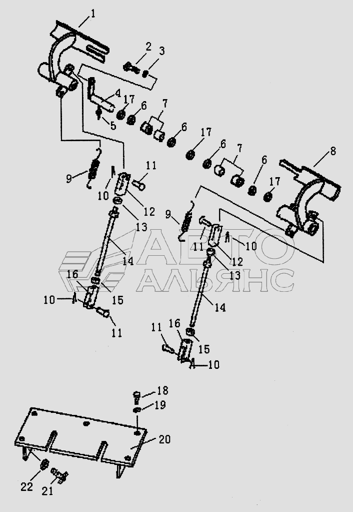 ПЕДАЛЬ ТОРМОЗА PD320Y- PD320Y-