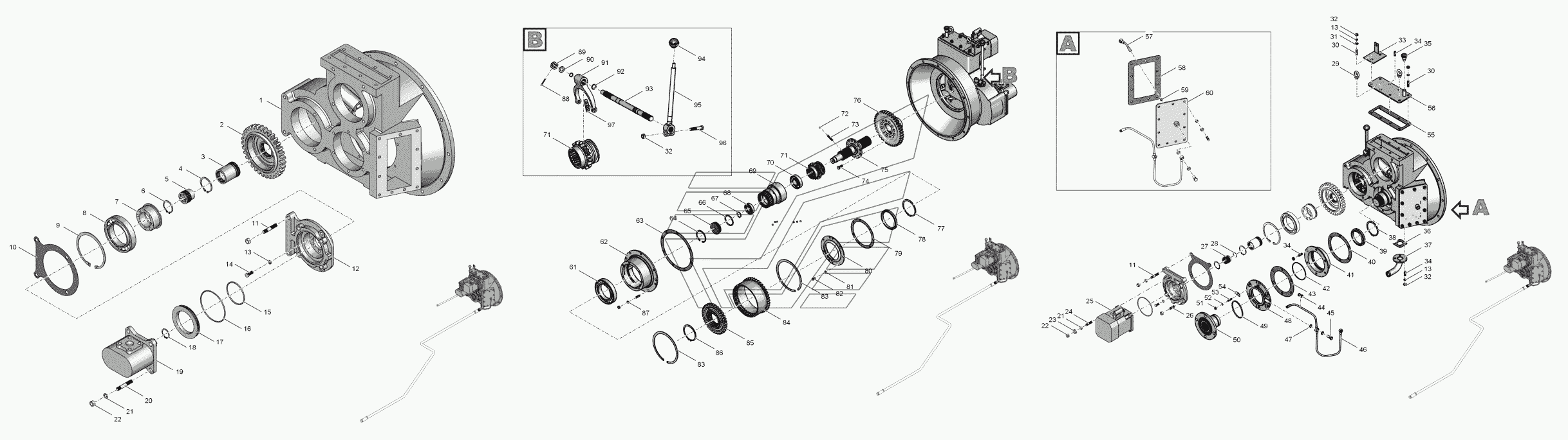 744Р3-162000-01 Редуктор привода насосoв