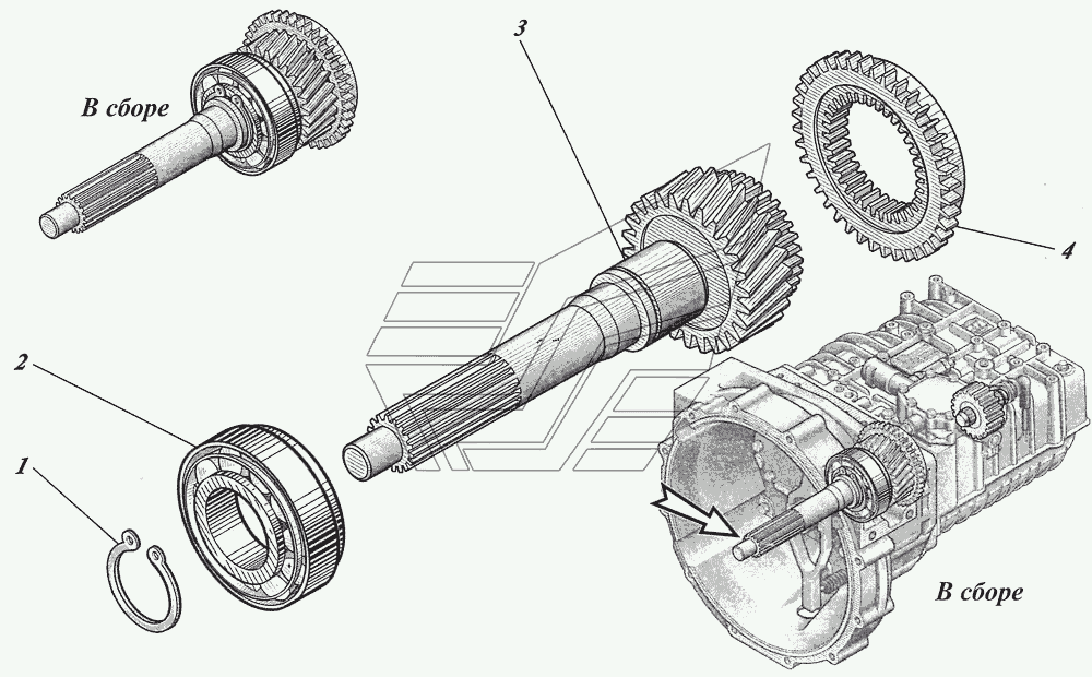 Коробка передач ZF6S700ВО 1351001017