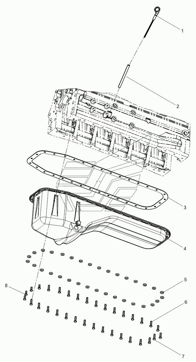 Oil pan assembly