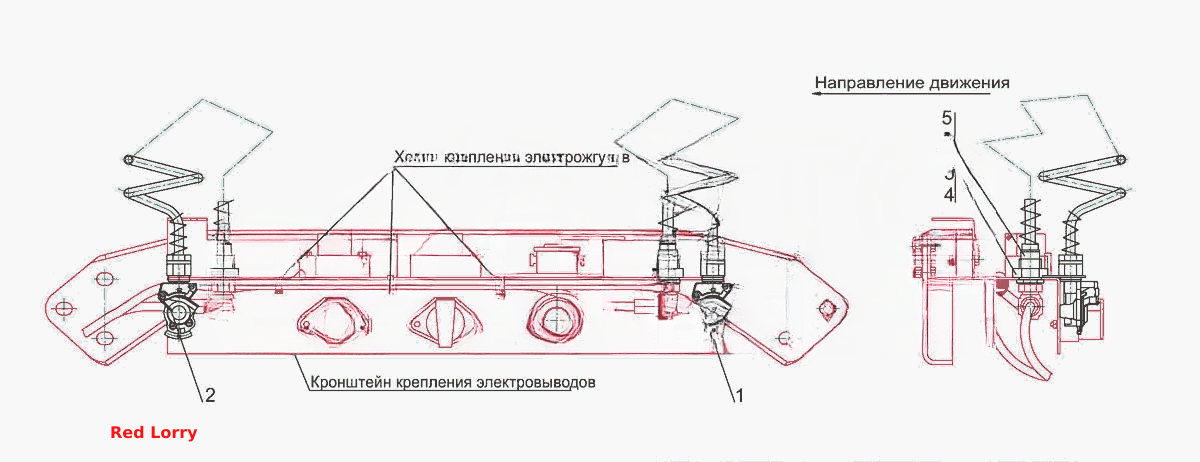 Пневмовыводы на полуприцеп 544019-3521004