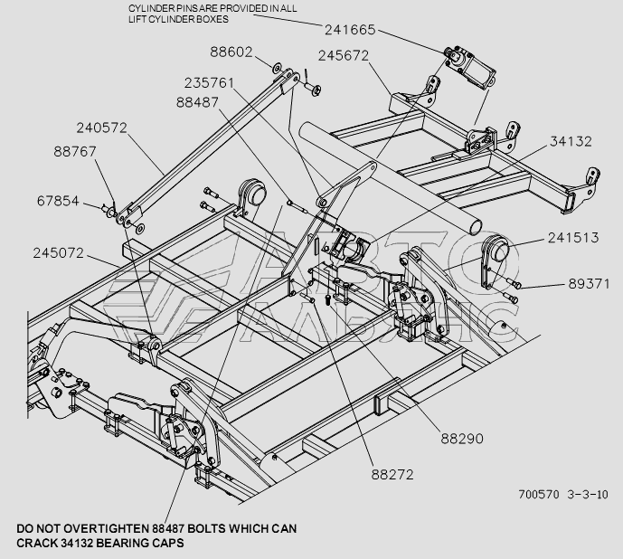 RIGHT OUTER WING ASSEMBLY - 50 FT